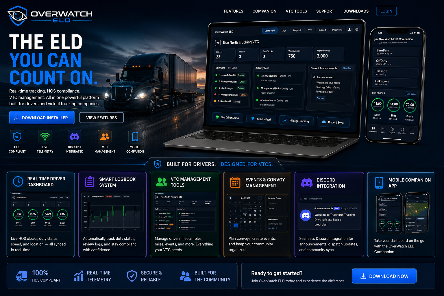 OverWatch ELD platform preview
